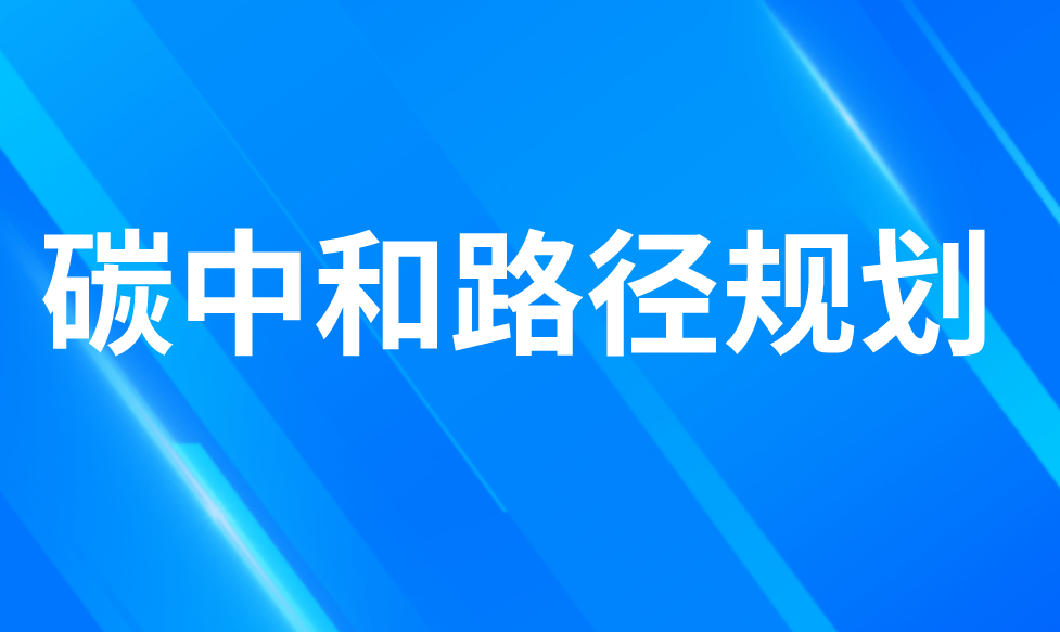 碳中和路径规划