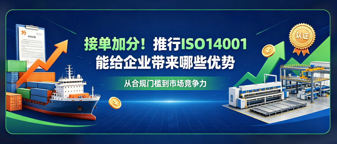接单加分！推行ISO14001能给企业带来哪些优势