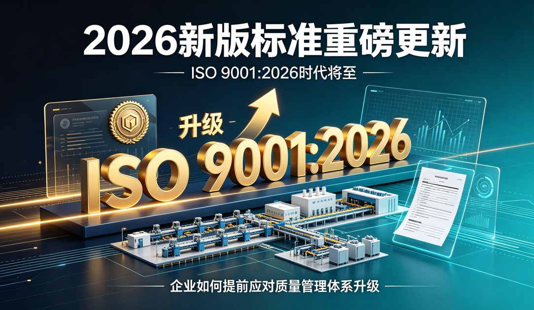 2026新版标准重磅更新，ISO 9001:2026时代将至，企业如何应对？