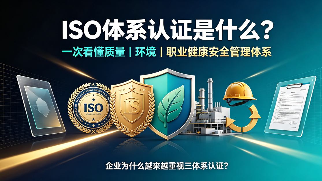ISO体系认证是什么?做三体系的好处?