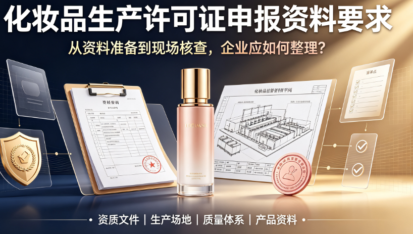 化妆品生产许可证申报资料要求