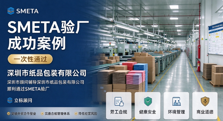 立标顾问全程辅导｜深圳市纸品包装有限公司SMETA验厂一次性通过成功案例
