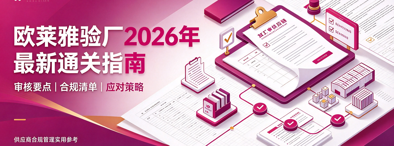 欧莱雅验厂2026年最新通关指南